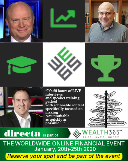 WEALTH365: Directa Sim IS THE ONLY ITALIAN SPONSOR of the event: WEALTH365 - 2019: The biggest Worldwide Online Financial Event
